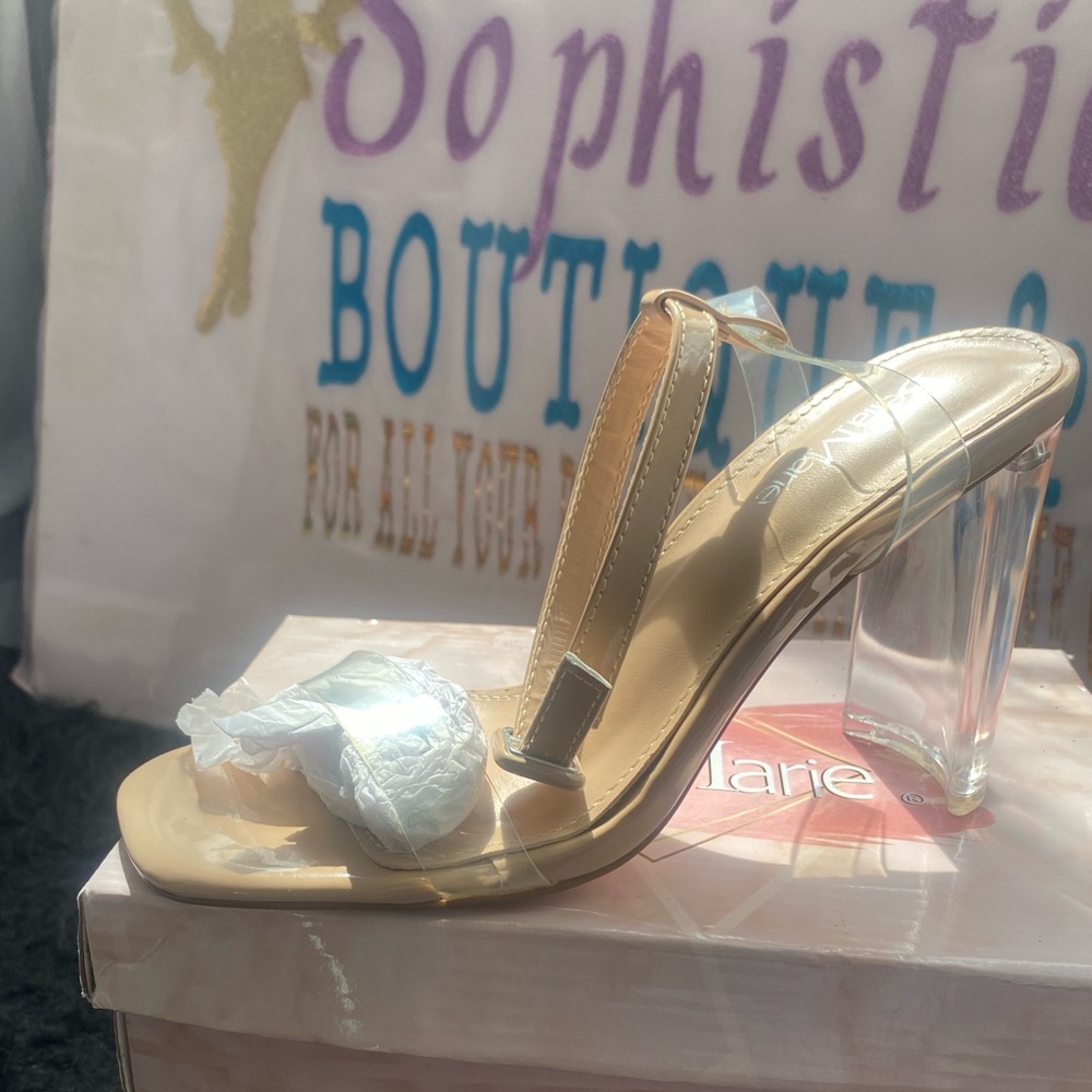 New Clear Nude Heels